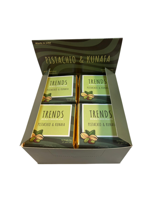 Trends Dubai Chocolate, Pistachio & Kunafa - 50g x 24