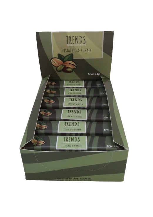 Trends Dubai Chocolate, Pistachio & Kunafa - 45g x 24